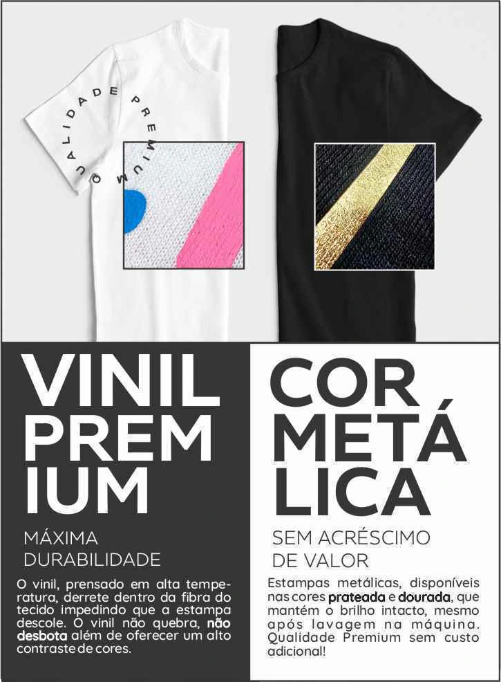 Imagem 3 das camisetas na cor Preto